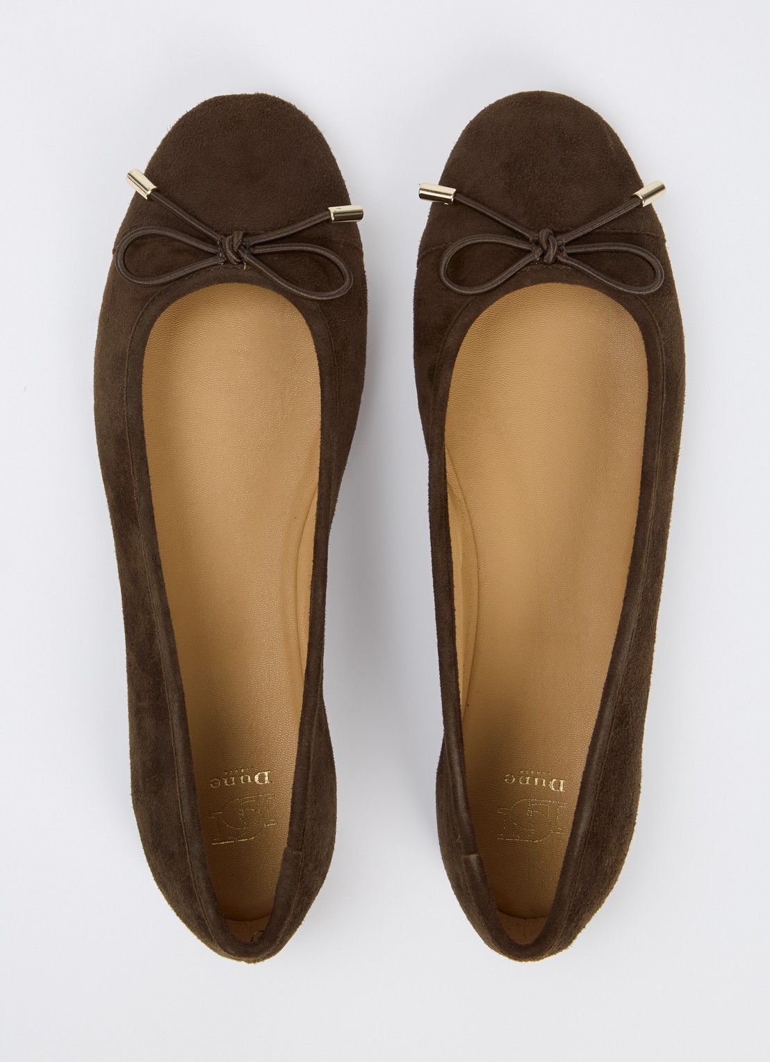 Dune London Highest ballerina met lakleren details - detail 3 bruin