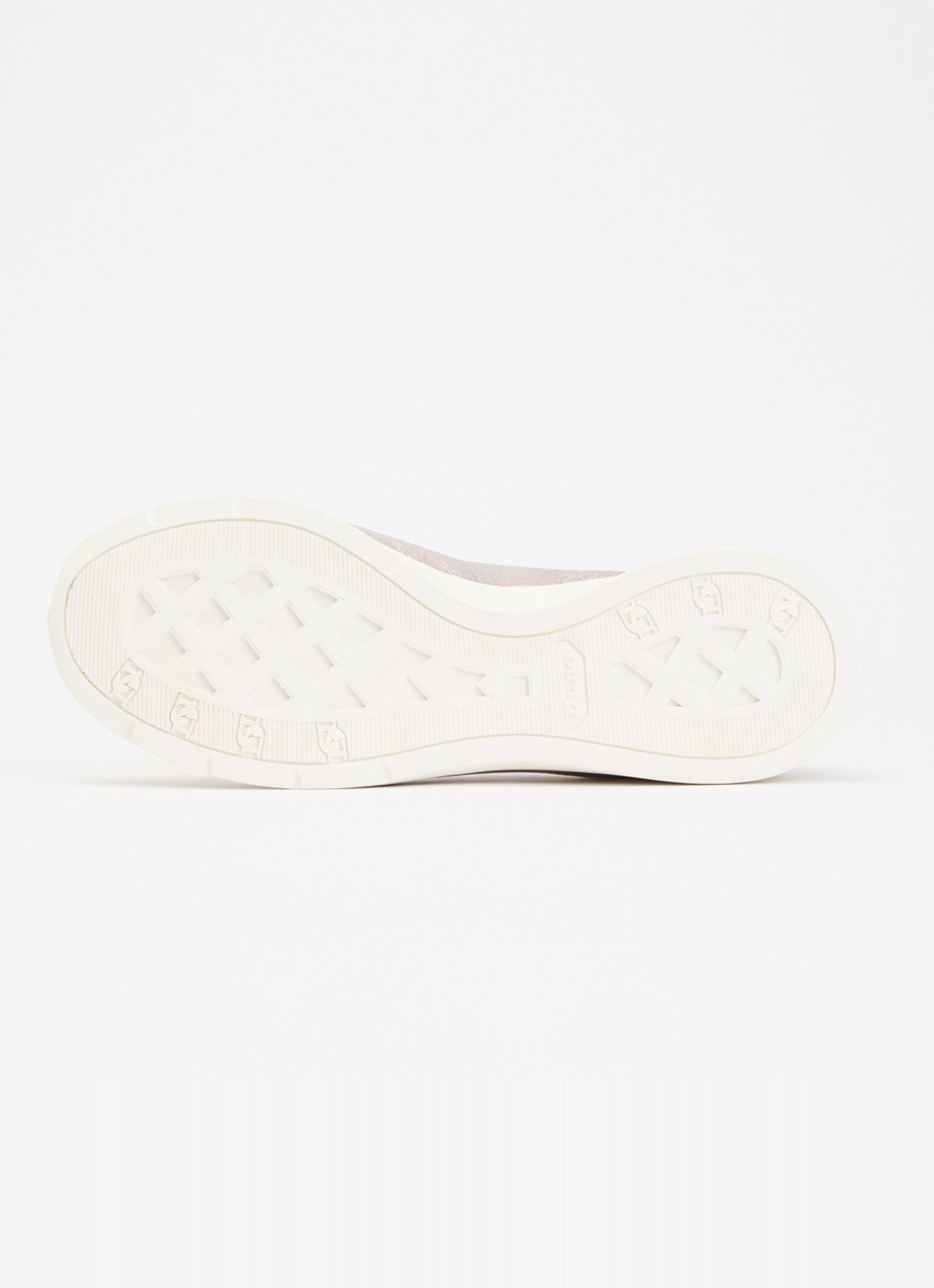 Dune London Highline ballerina van leer met metallic finish - detail 4 roségoud