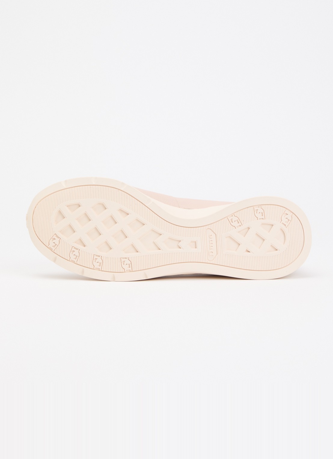 Dune London Highline ballerina van leer met metallic finish - detail 5 oudroze