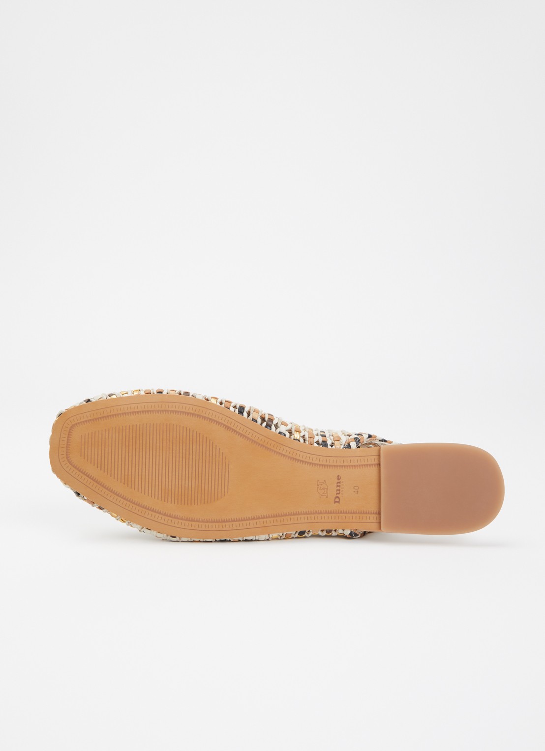 Dune London Hollianne slingback van leer - detail 5 beige