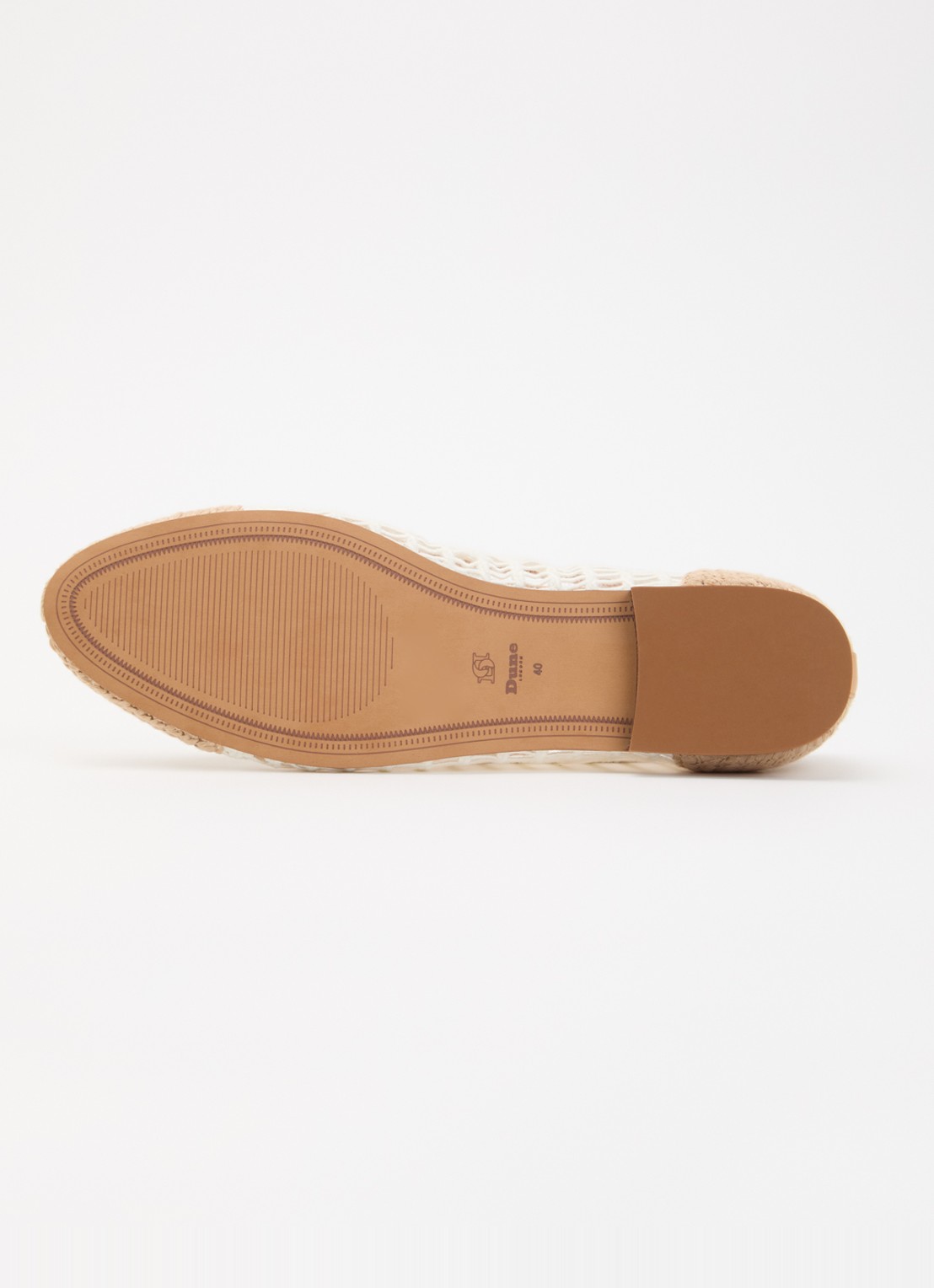 Dune London Hopsy ballerina met gestrikt detail - detail 5 creme