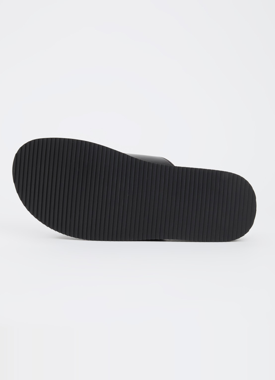Dune London Insight slipper van leer - detail 5 zwart