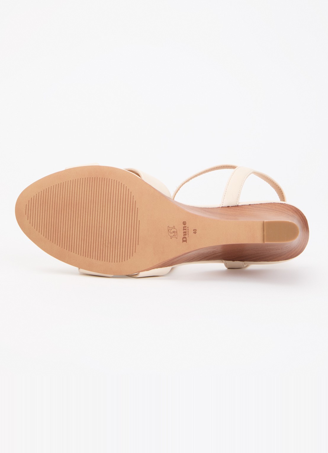Dune London Kalans sandalette van suède - detail 5 creme