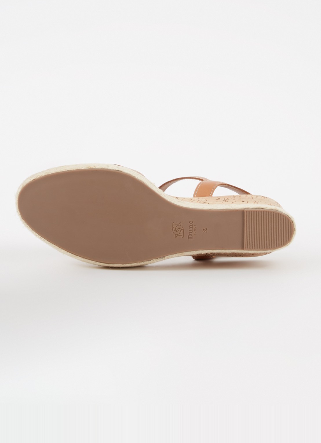 Dune London Kindest sleehak van leer - detail 5 roestbruin