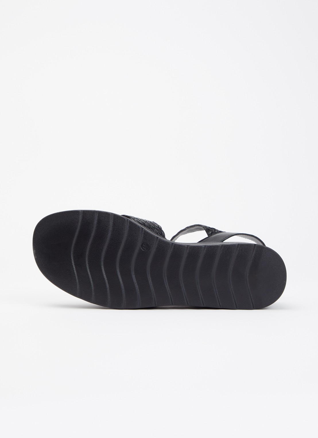 Dune London Kinleys sandalette van leer - detail 3 zwart