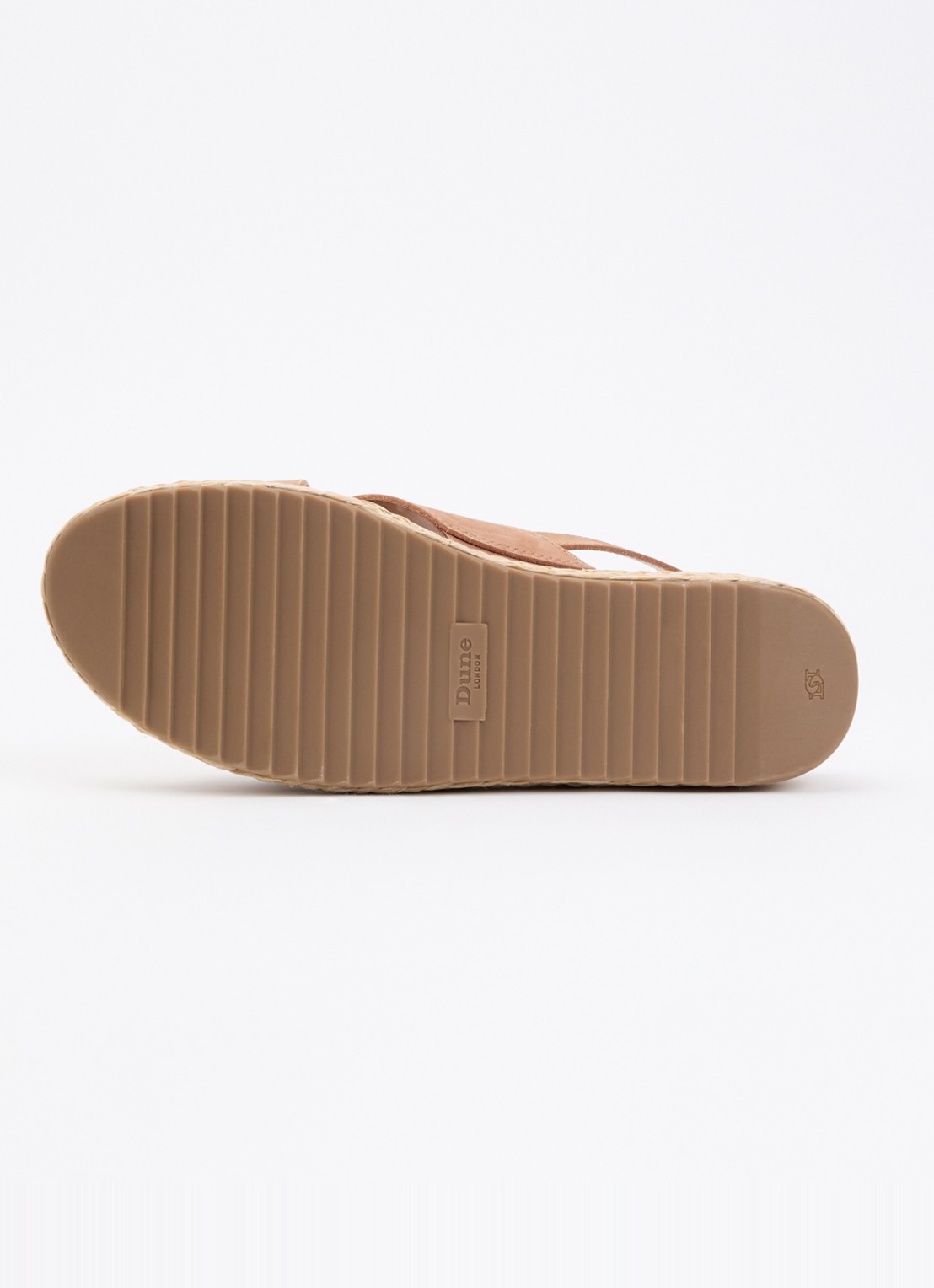 Dune London Kiya sandaal met sleehak - detail 5 camel