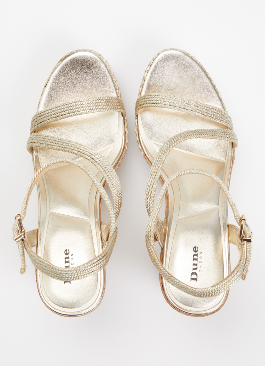 Dune London Koda sleehak met metallic finish - detail 4 goud