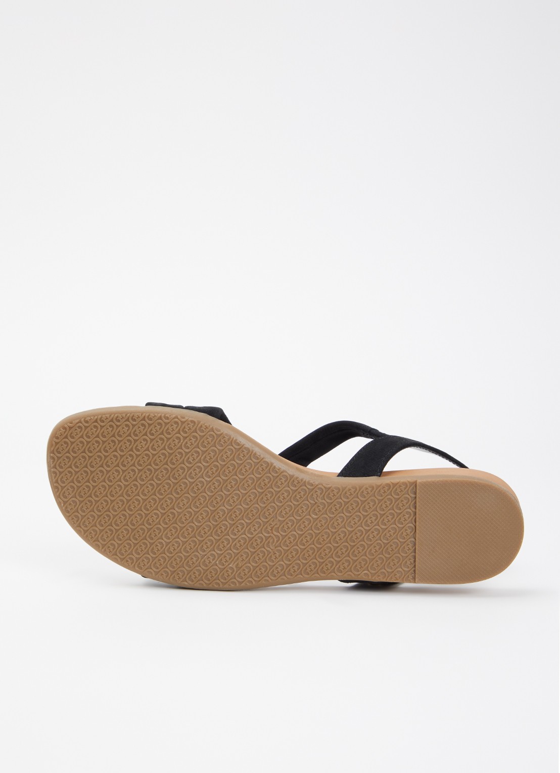 Dune London Landies sandaal van nubuck - detail 3 zwart
