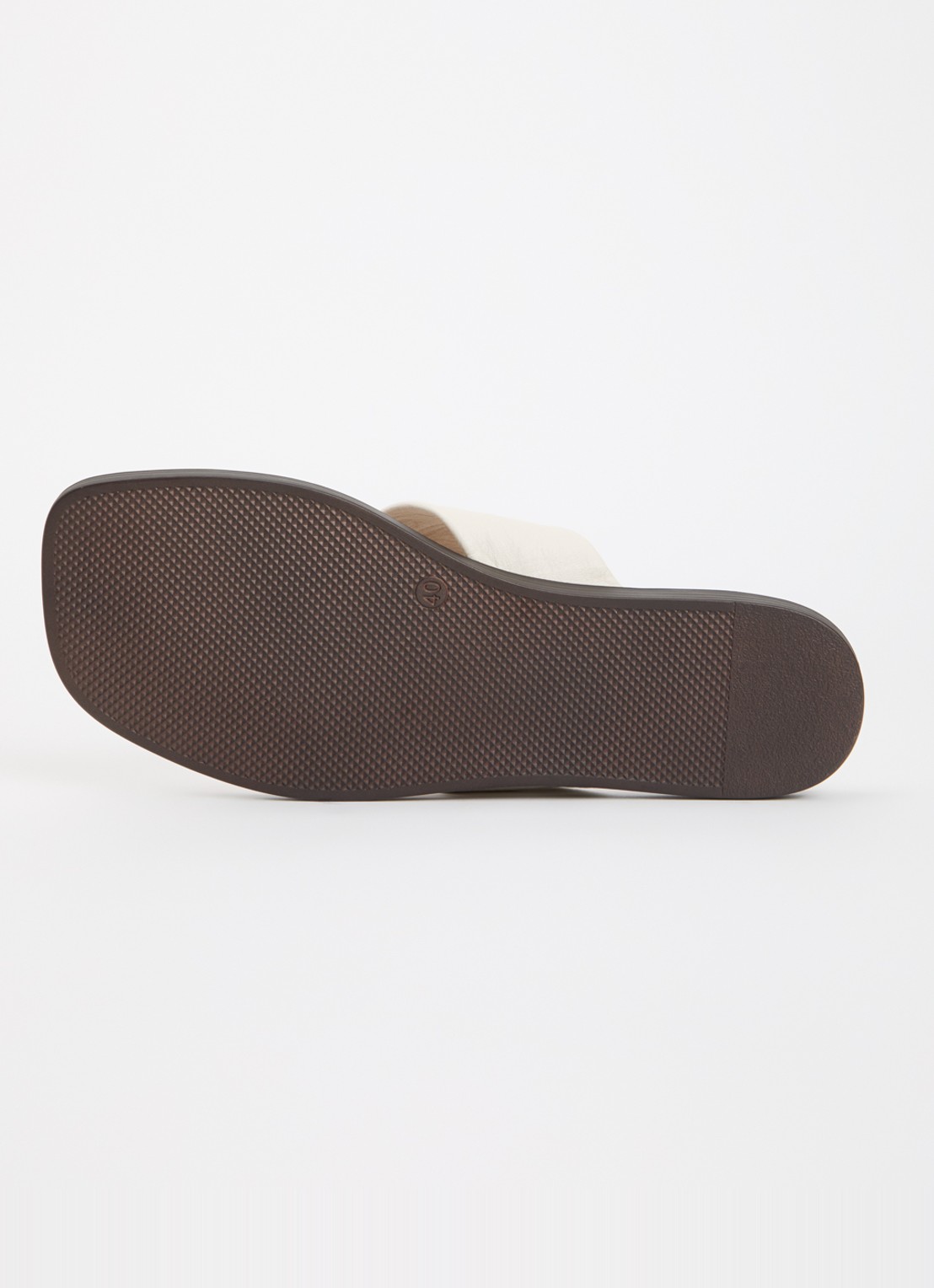 Dune London Looks slipper van leer - detail 5 creme