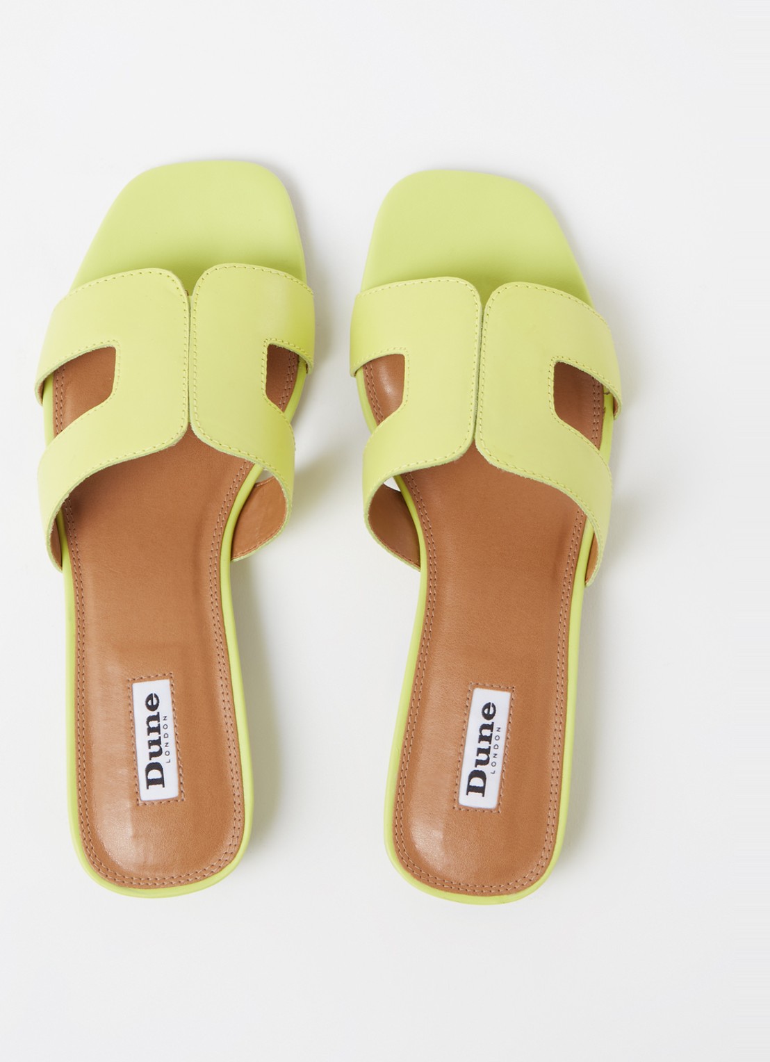 Dune London Loupe sandaal - detail 4 lime