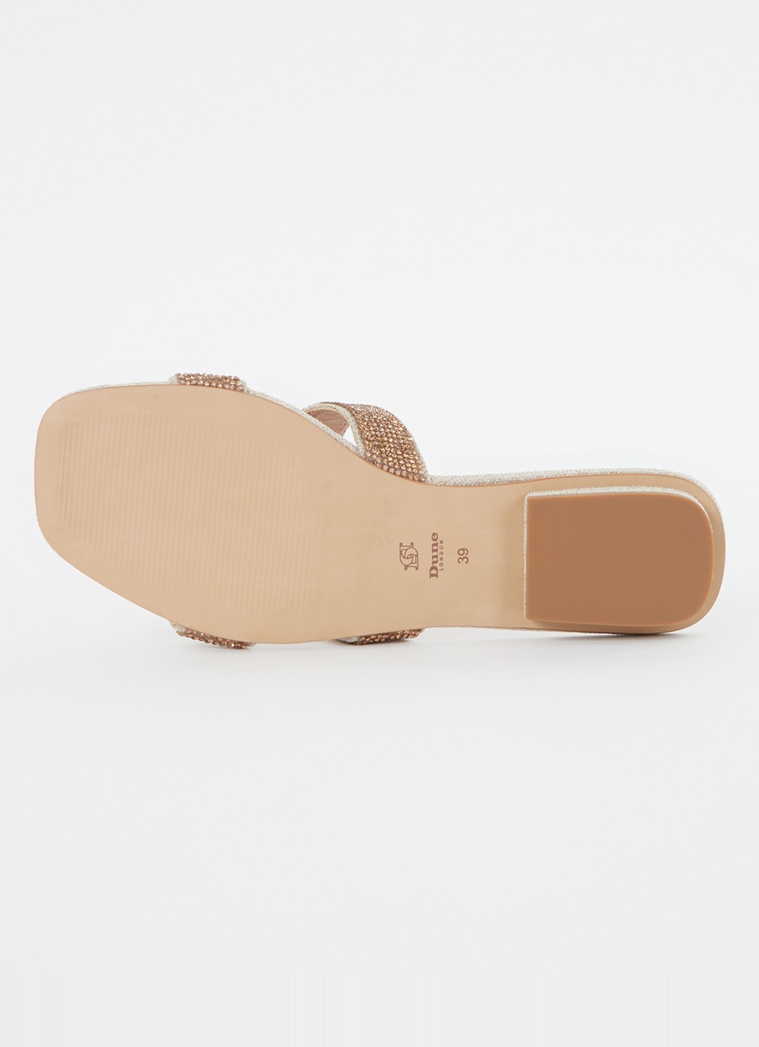 Dune London Loupe sandaal - detail 4 goud