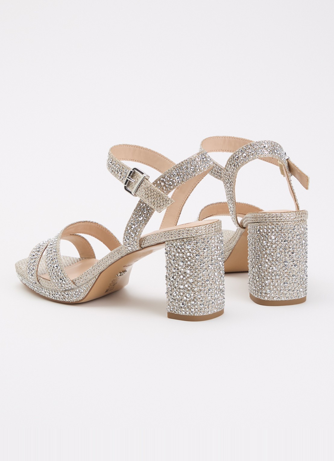 Dune London Manifesting sandalette - achterkant 5 zilver