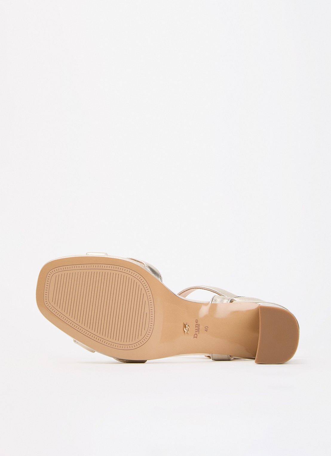 Dune London Manifesting sandalette - detail 4 goud - plain