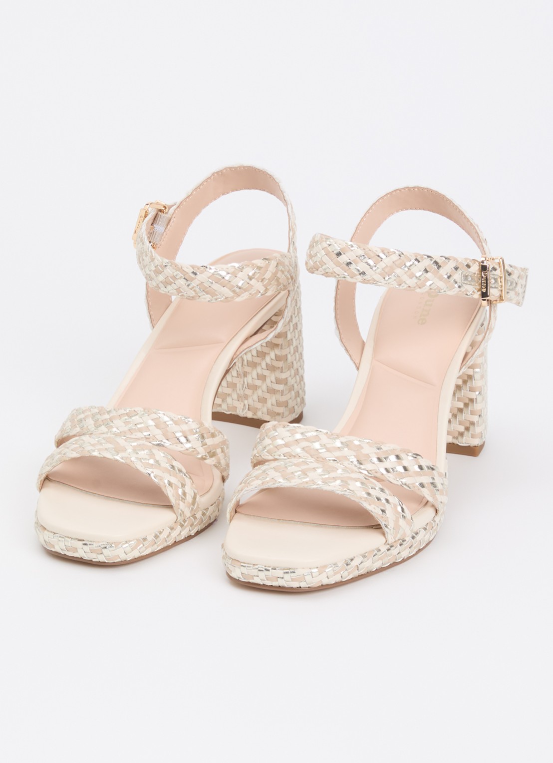 Dune London Manifesting sandalette - detail 3 metallic