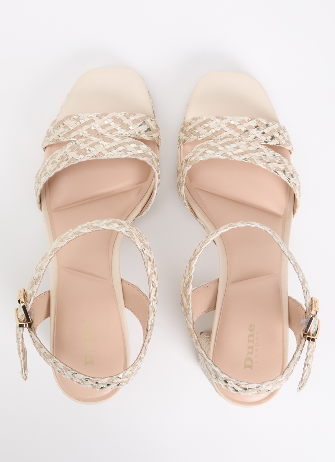 Dune London Manifesting sandalette - detail 4 metallic