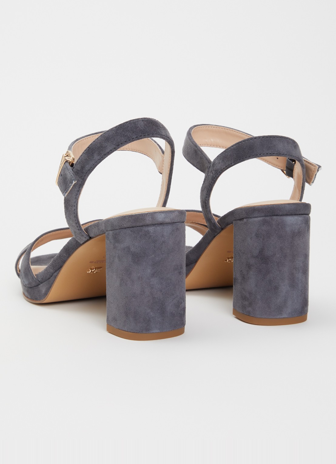 Dune London Manifesting sandalette - achterkant middengrijs
