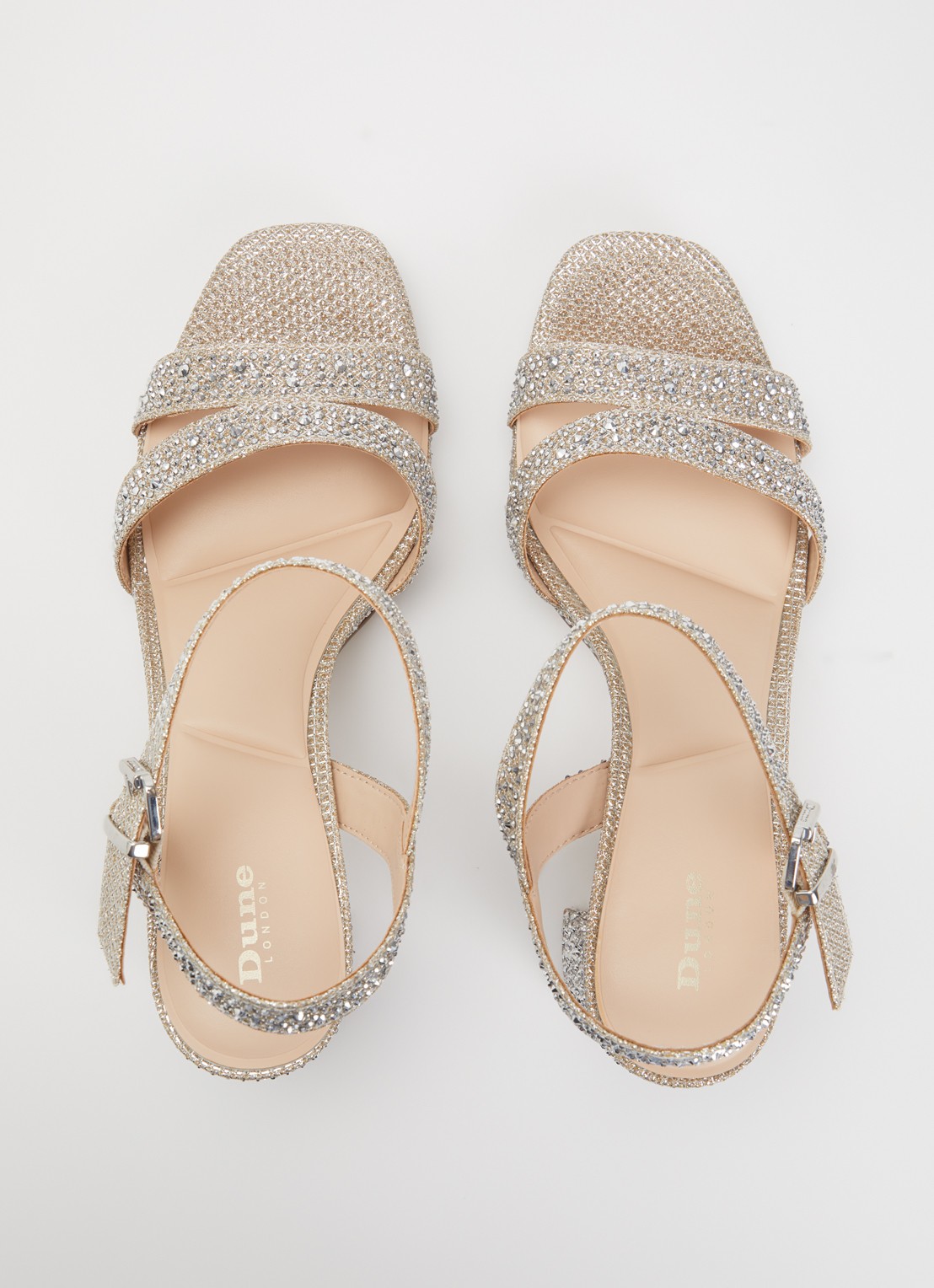 Dune London Manifesting sandalette - detail 7 metallic