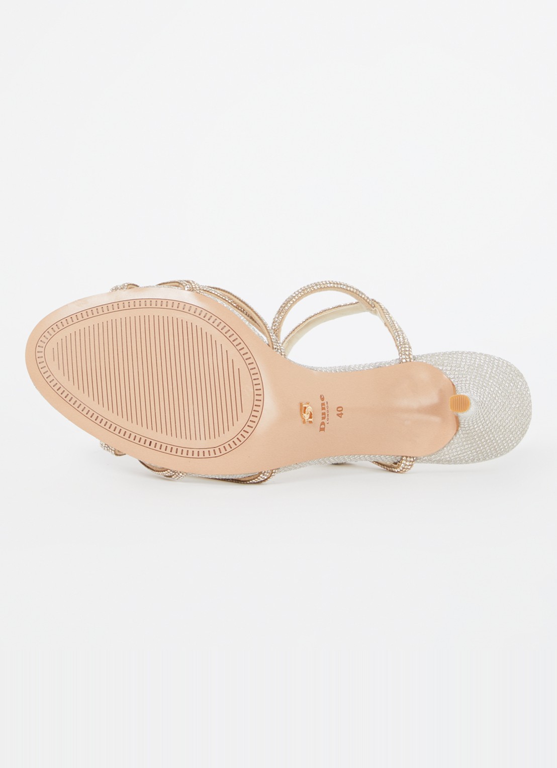 Dune London Marvelo sandalette met strass - detail 4 goud - plain synthetic