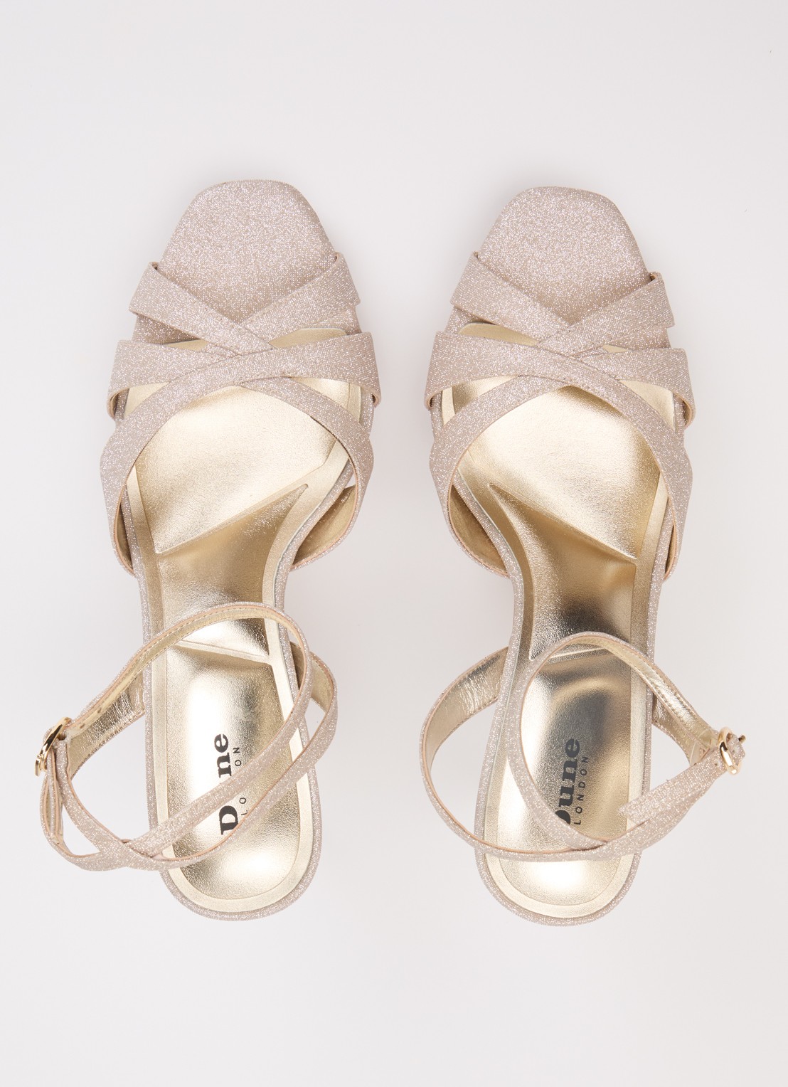 Dune London Mayva sandalette - detail 3 goud