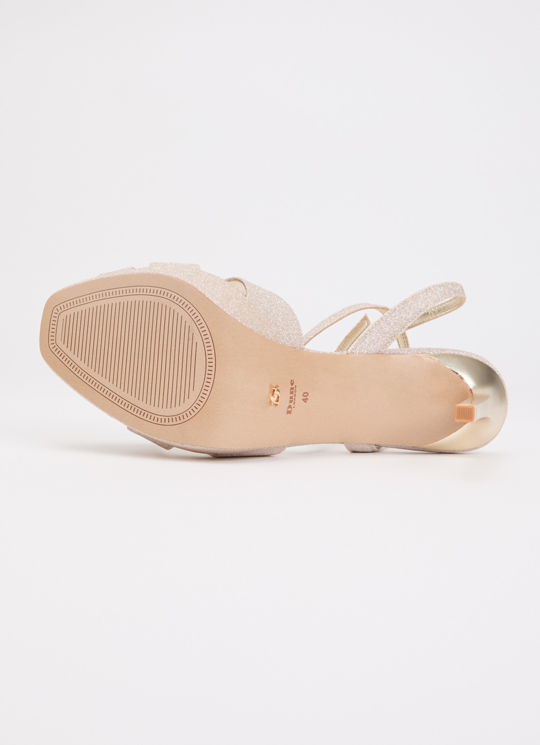 Dune London Mayva sandalette - detail 4 goud