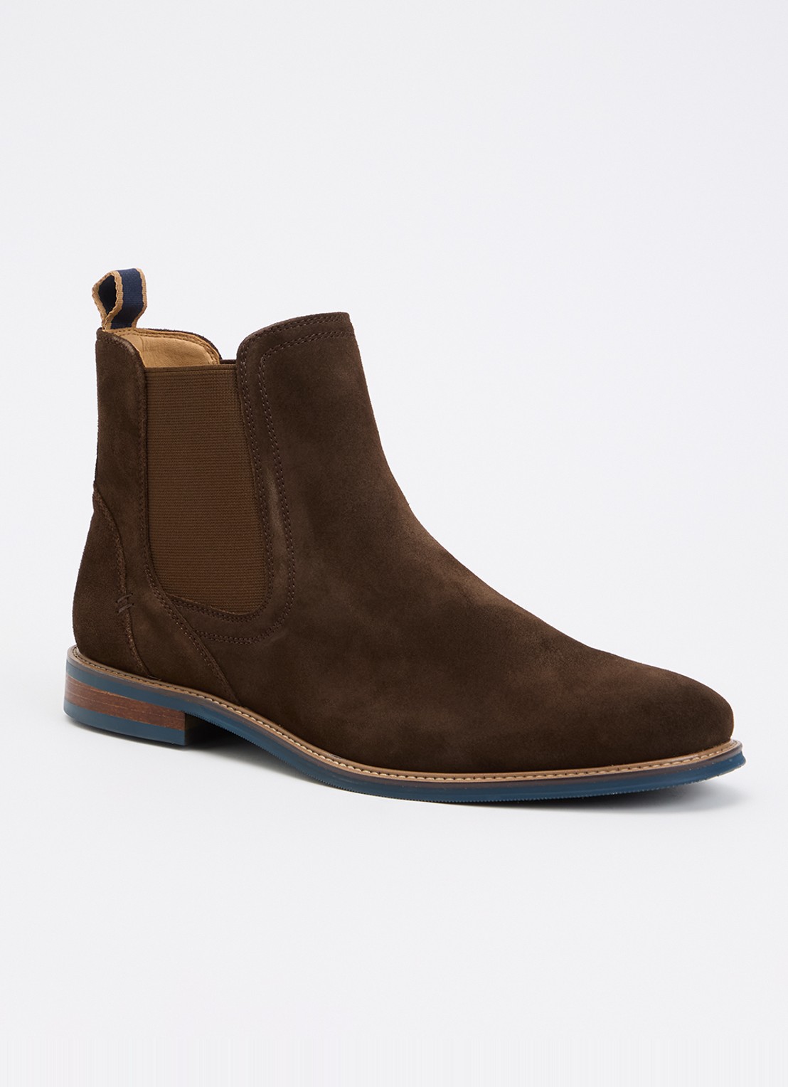 Dune London Mckinley chelsea boot - voorkant 2 bruin