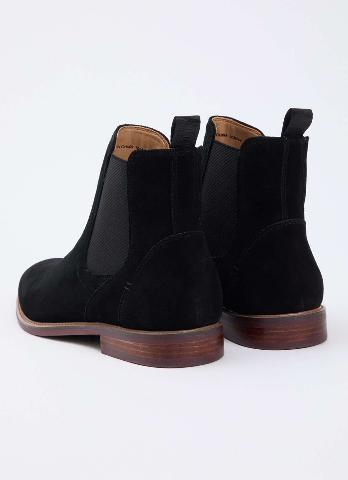 Dune London Mckinley chelsea boot - achterkant 4 diepzwart