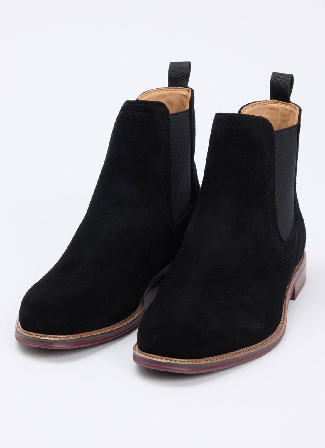 Dune London Mckinley chelsea boot - detail diepzwart