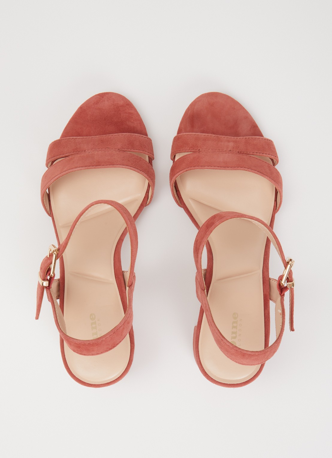 Dune London Merisa sandalette - detail 4 koraalroze
