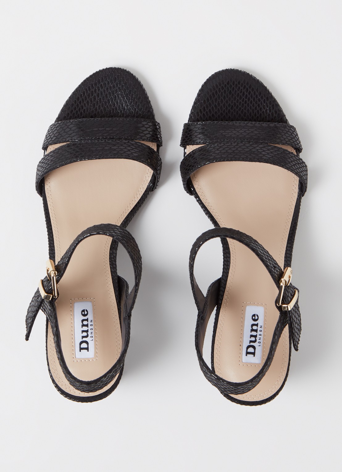 Dune London Merisa sandalette - detail 4 diepzwart