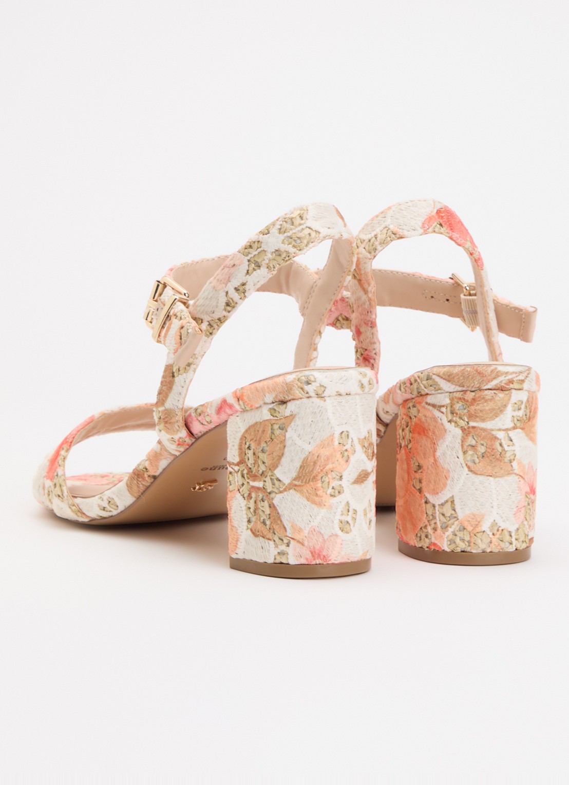 Dune London Merisa sandalette - achterkant orange