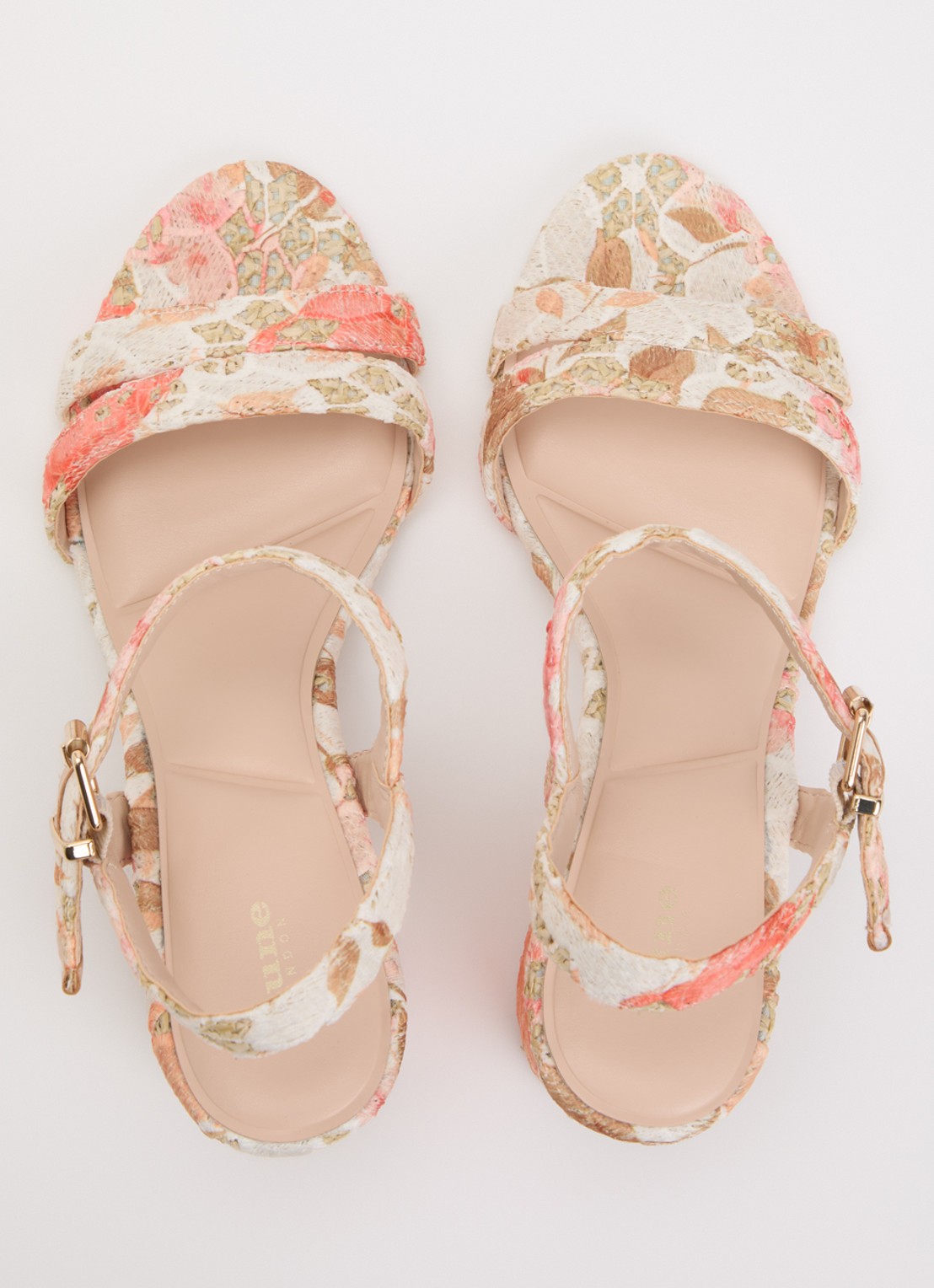 Dune London Merisa sandalette - detail 4 orange