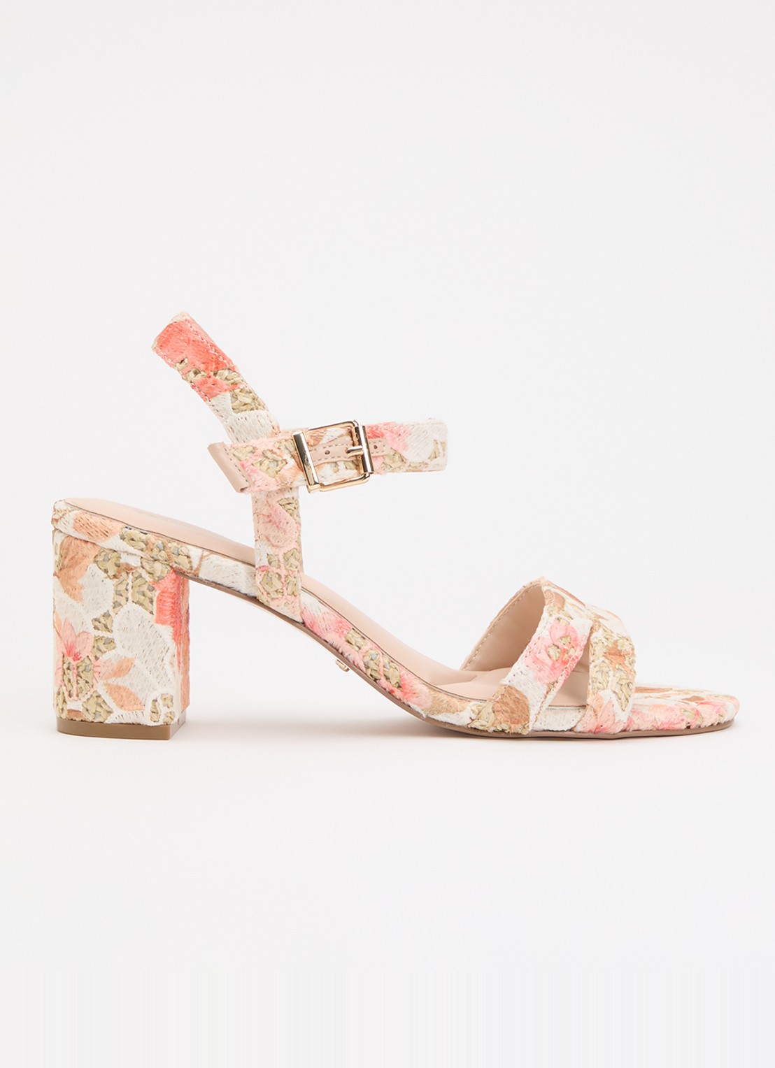 Dune London Merisa sandalette - voorkant 2 orange
