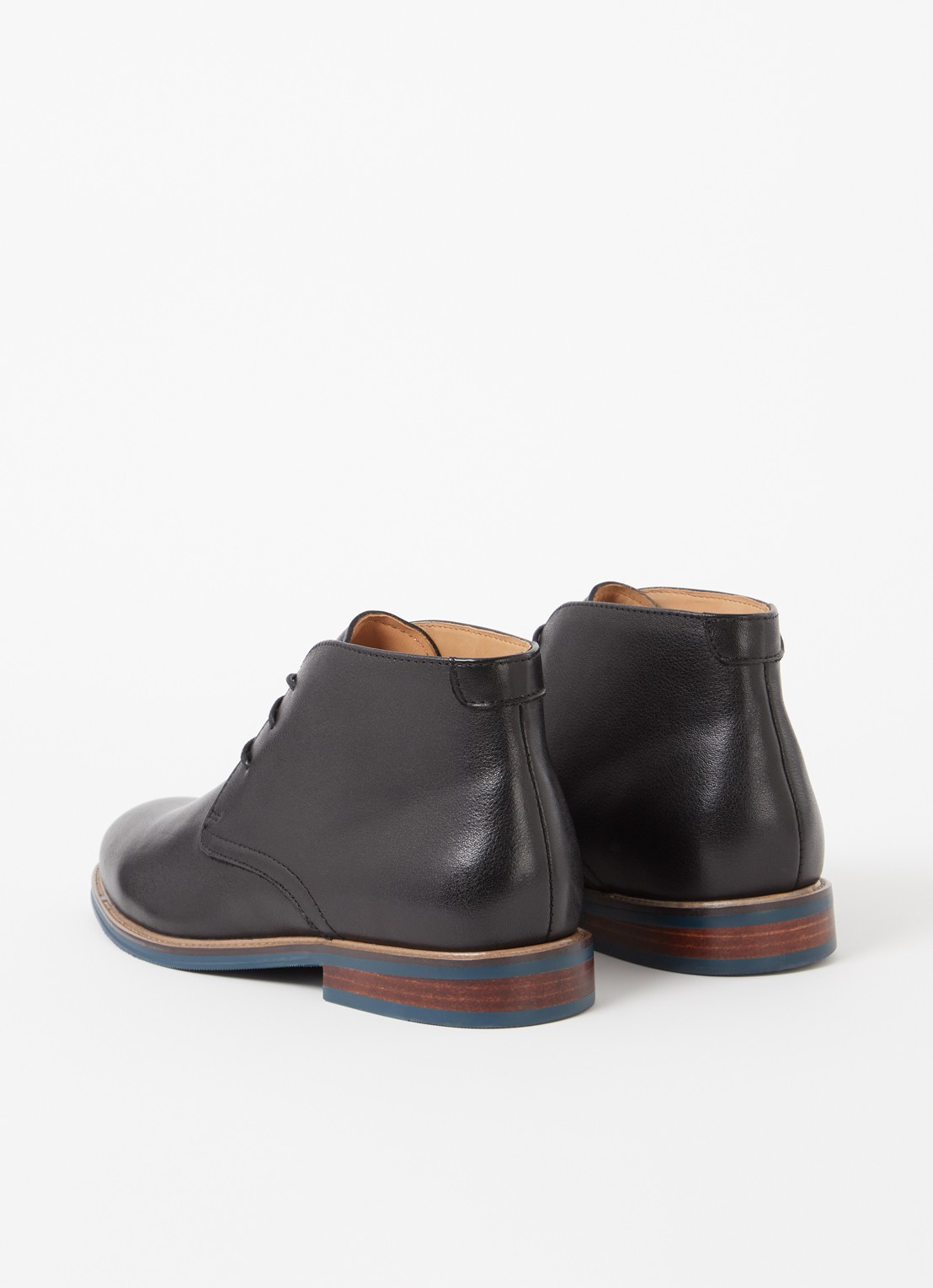 Dune London Millers veterboot van leer - achterkant 2 zwart