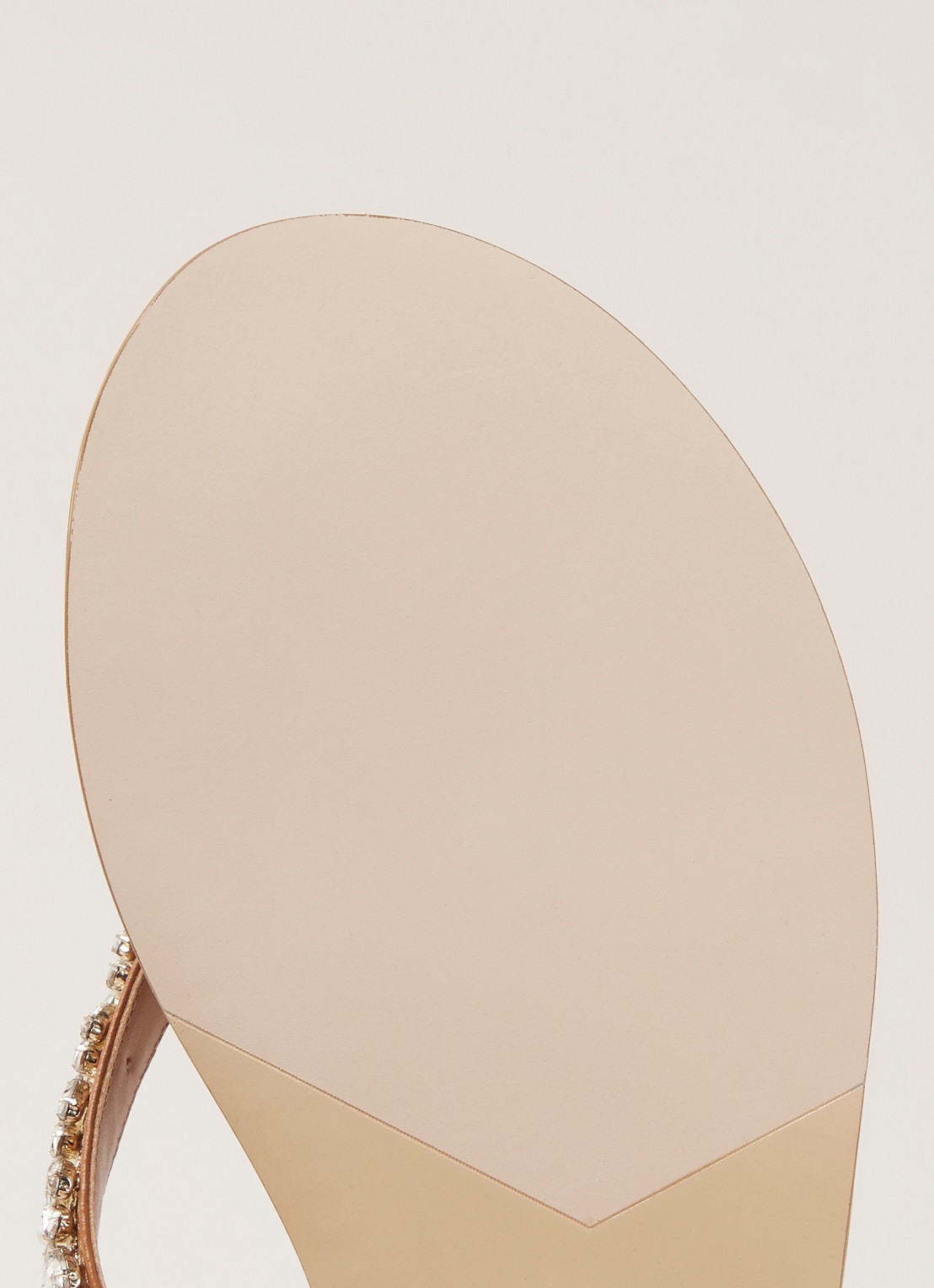 Dune London Newbeys slipper met strass - detail 2 cognac