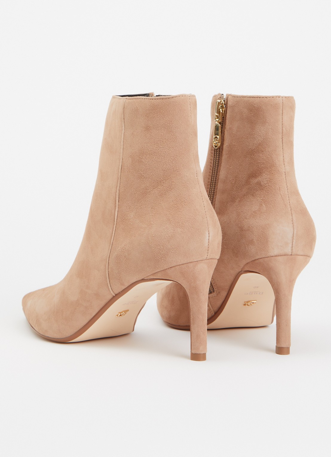 Dune London Obsessively enkellaarsje van suède - achterkant 2 beige