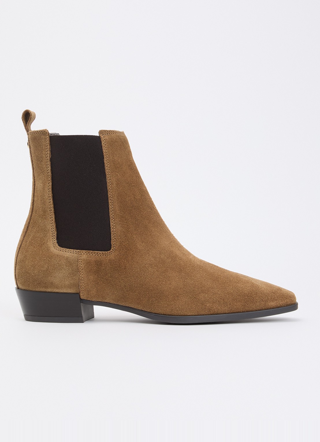 Dune London Parkas chelsea boot - voorkant lichtbruin