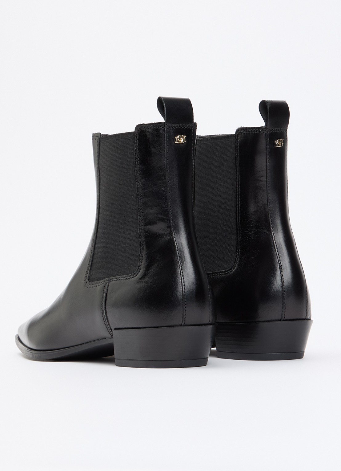 Dune London Parkas chelsea boot - achterkant 2 zwart