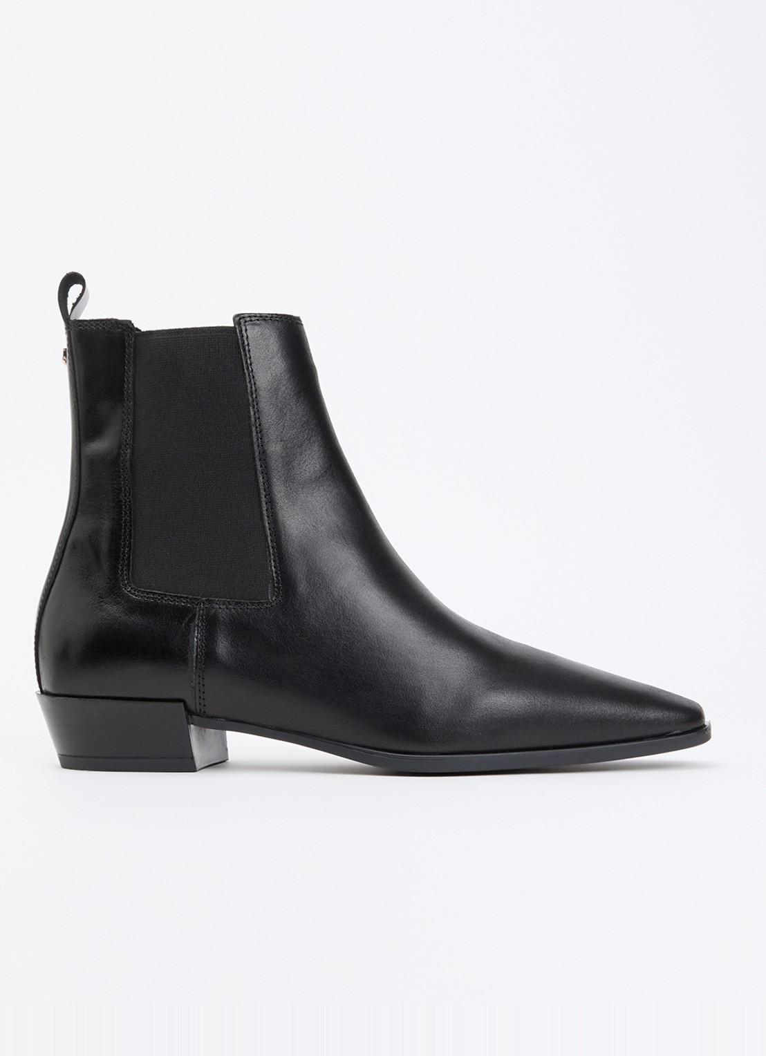 Dune London Parkas chelsea boot - voorkant 8 zwart