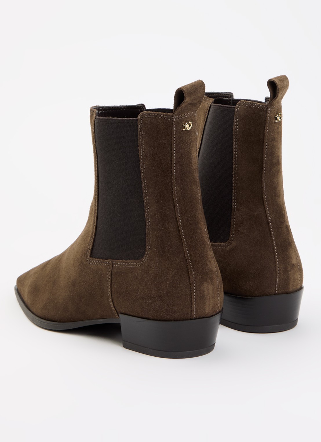 Dune London Parkas chelsea boot - achterkant 3 hazelnootbruin