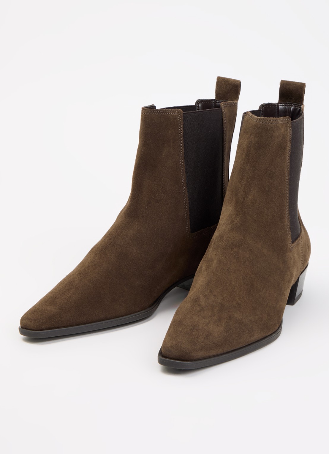 Dune London Parkas chelsea boot - detail hazelnootbruin