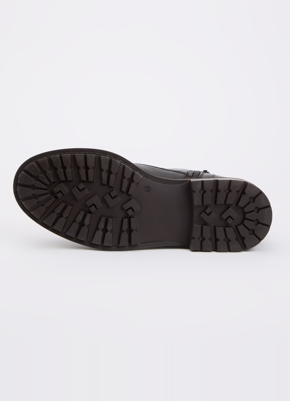 Dune London Patley biker boot van leer - detail 4 bruin
