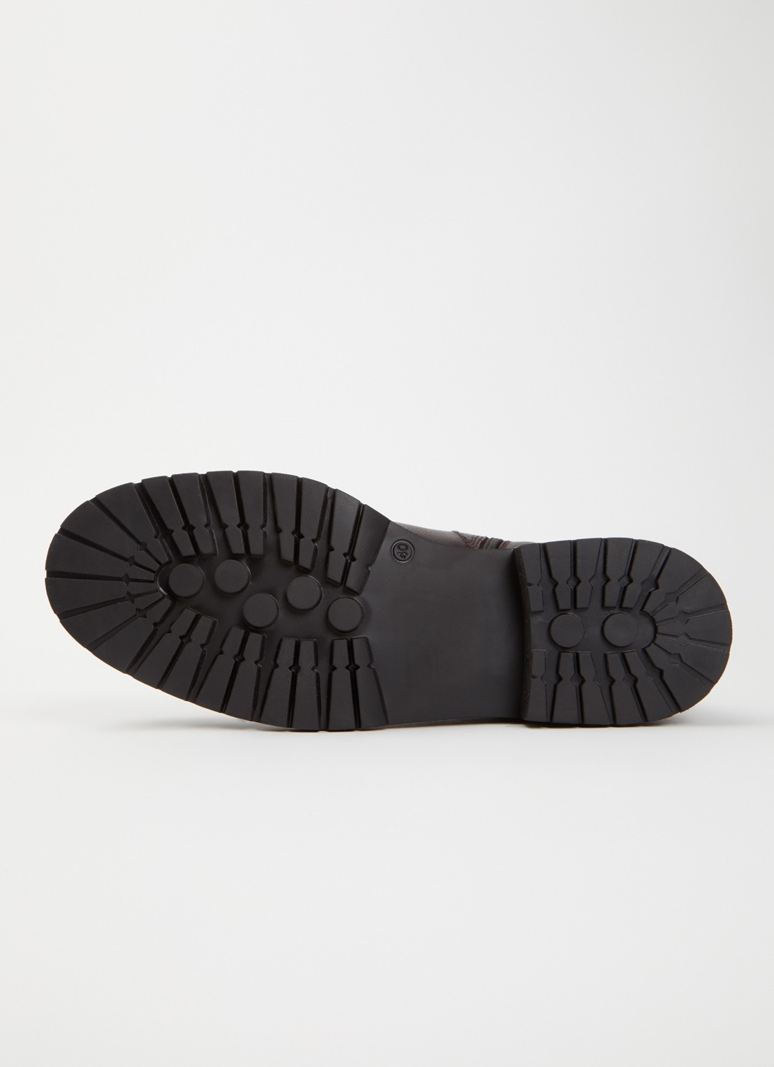 Dune London Paused chelsea boot van leer - detail 3 donkerrood