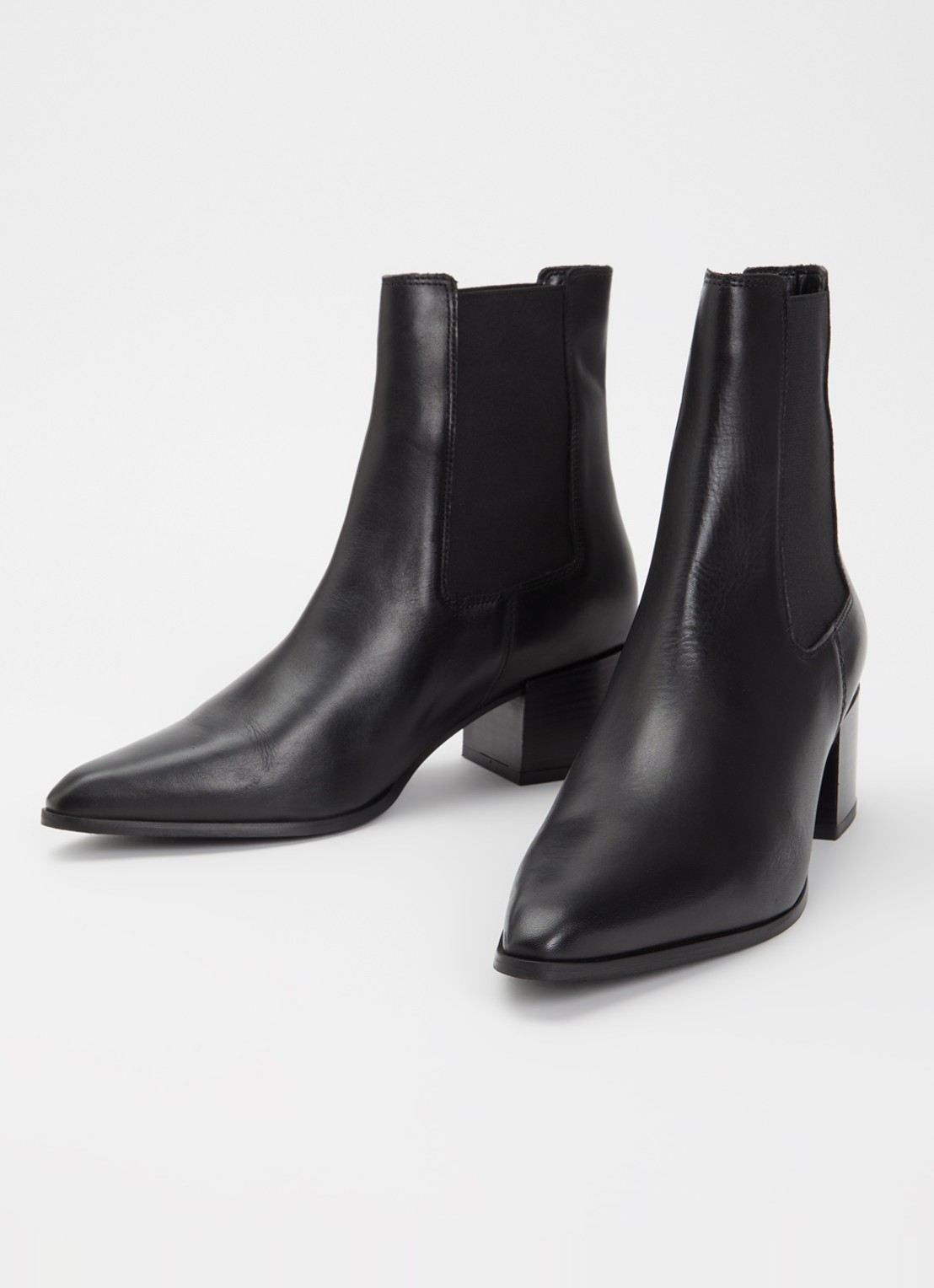 Dune London Pimo chelsea boot van leer - detail 2 zwart