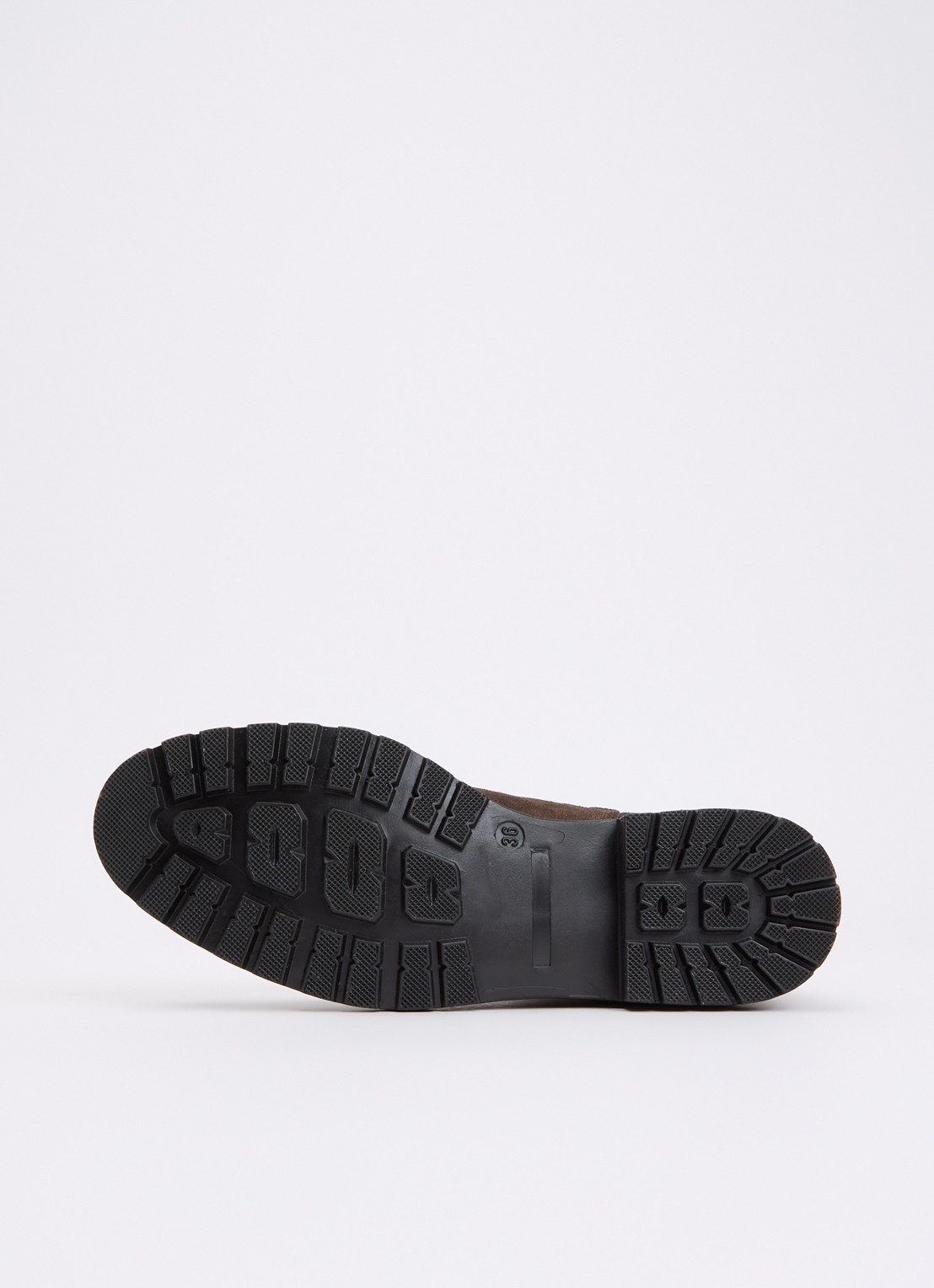Dune London Poema chelsea boot van leer - detail 4 donkerbruin
