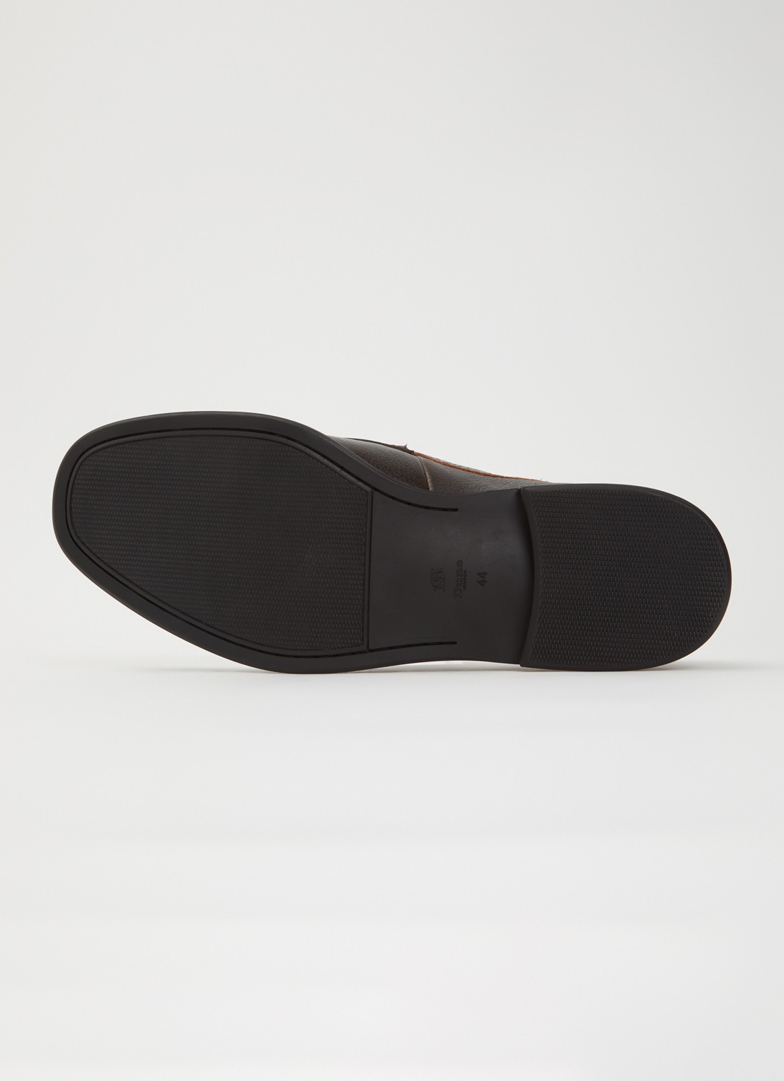 Dune London Sacha loafer van leer - detail 5 bruin