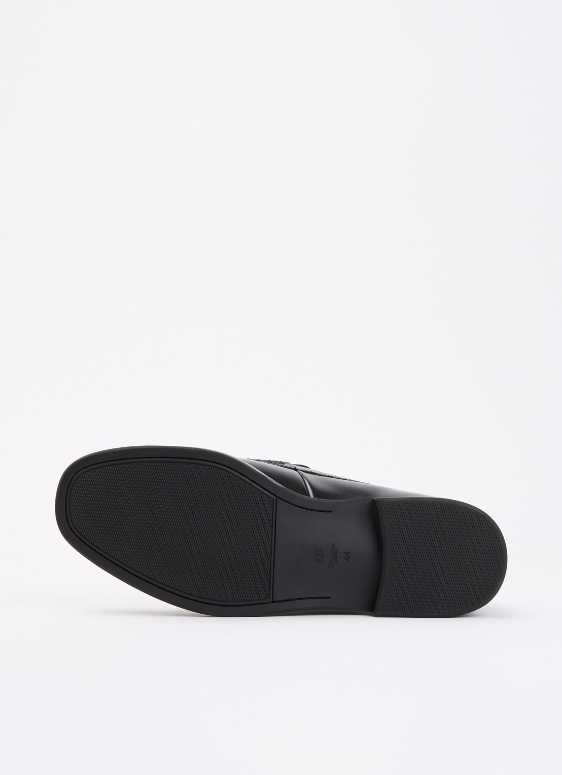 Dune London Sacha loafer van leer - detail 4 zwart