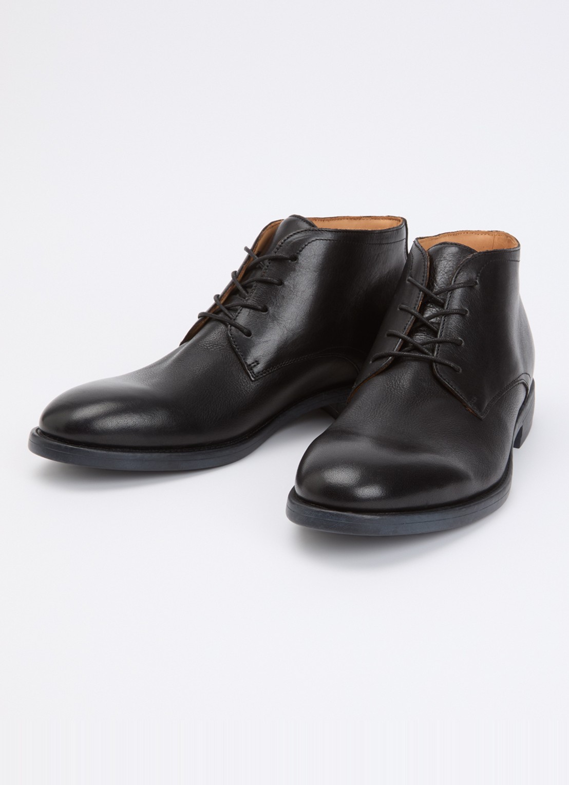 Dune London Sainty veterschoen van leer - detail 2 zwart