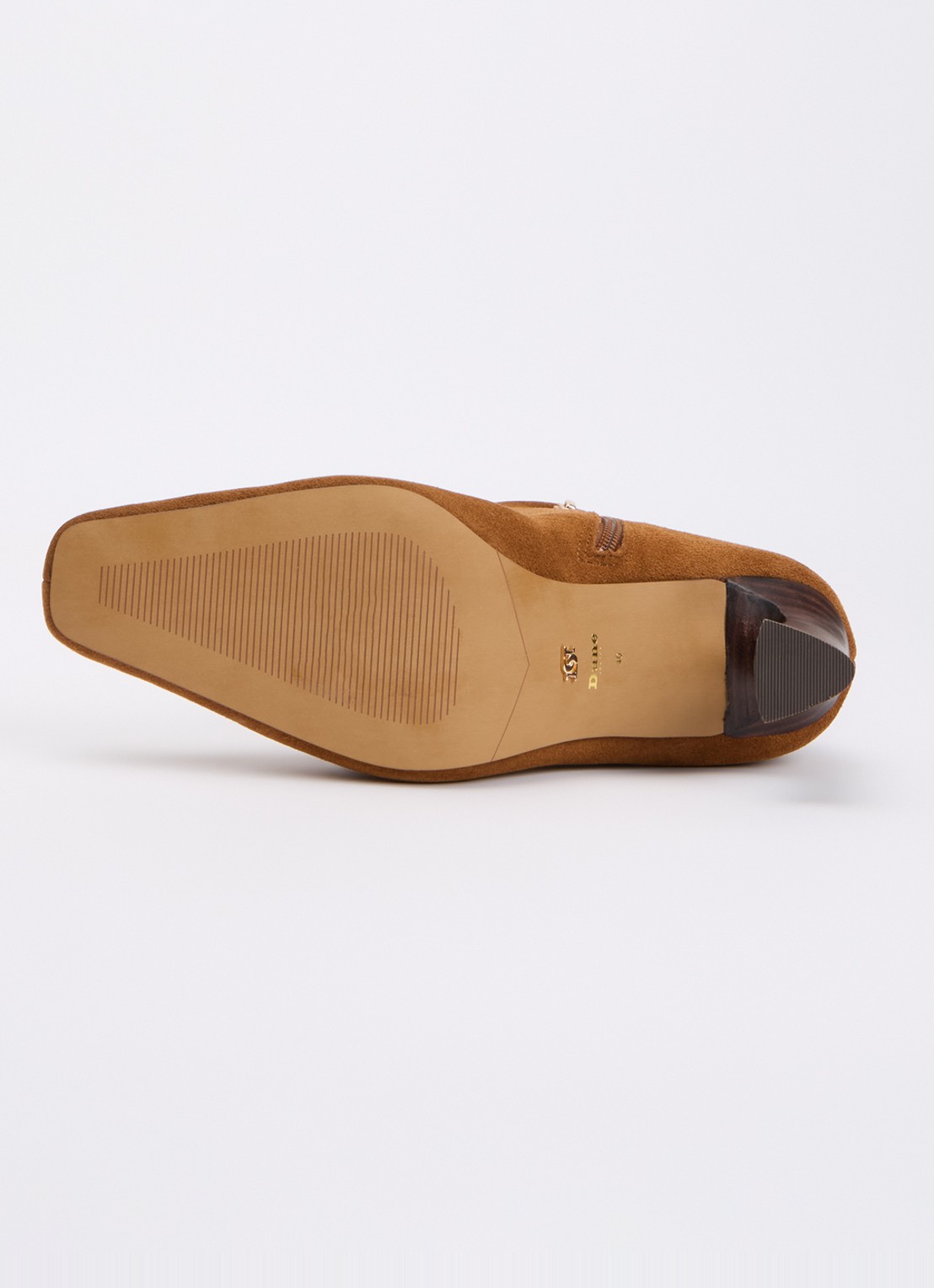 Dune London Selinni laars van leer - detail 2 cognac