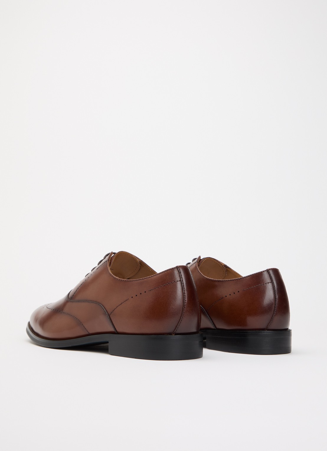 Dune London Shaay veterschoen van leer - achterkant 5 bruin