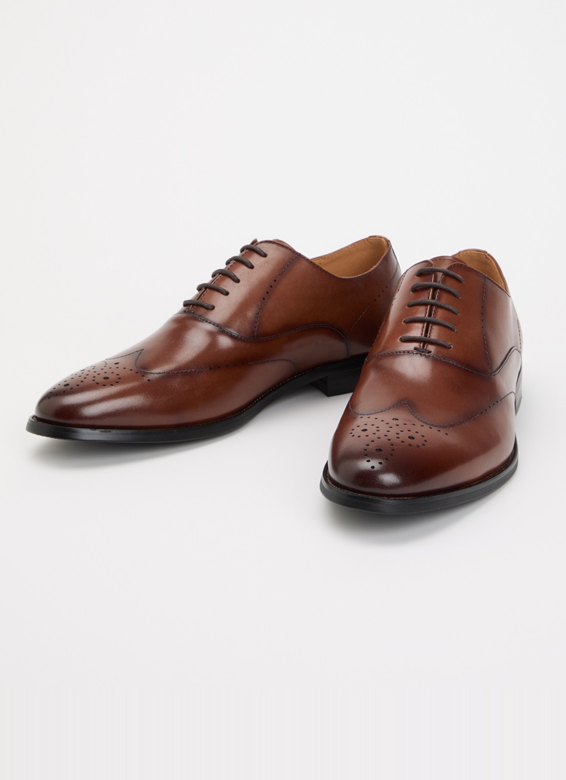 Dune London Shaay veterschoen van leer - detail 2 bruin